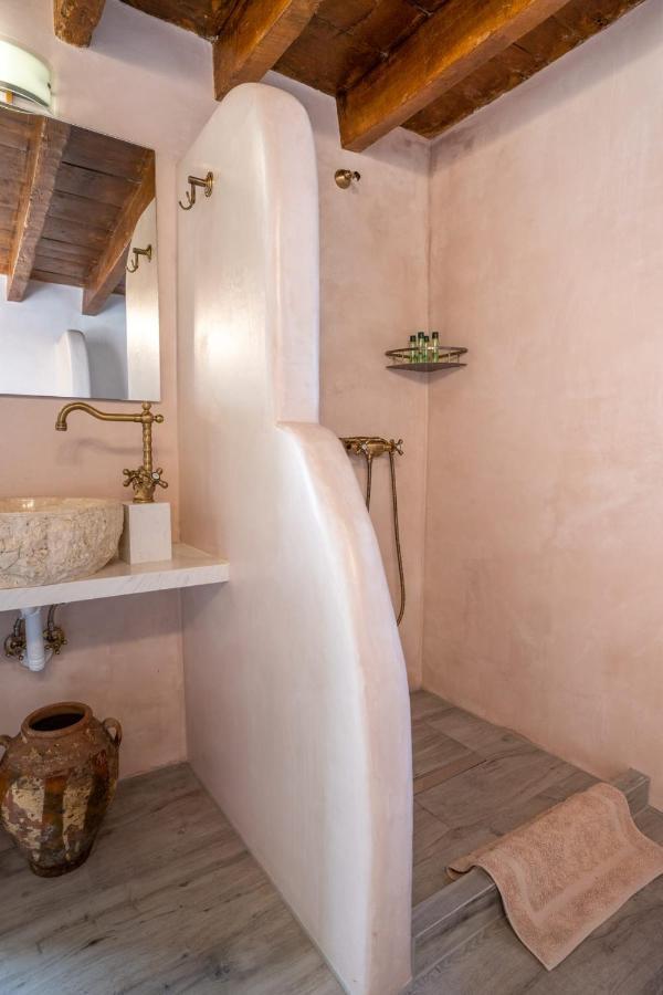 Kato Episkopi Aggel'S House - Stone House - Private Pool - Courtyard - Countryside Viewsヴィラ エクステリア 写真