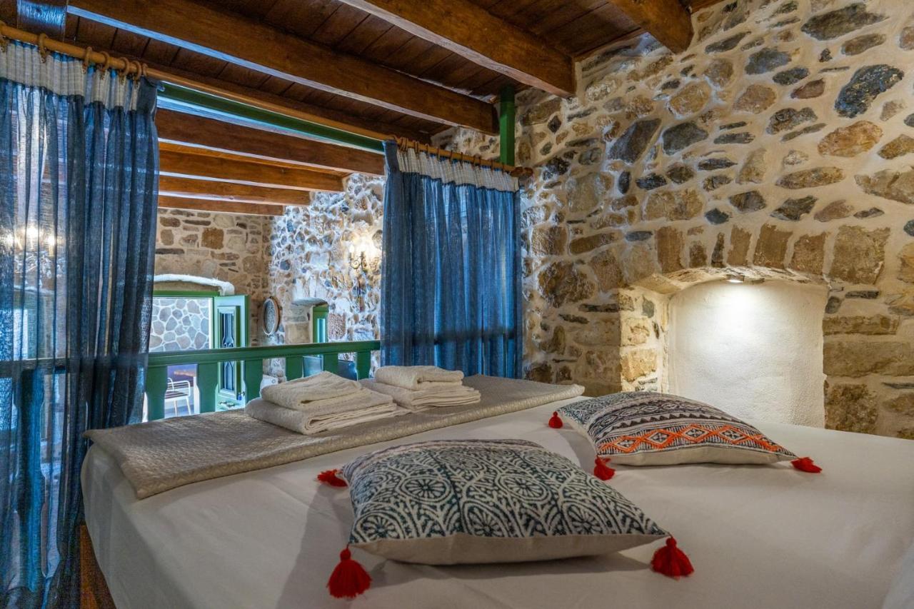 Kato Episkopi Aggel'S House - Stone House - Private Pool - Courtyard - Countryside Viewsヴィラ エクステリア 写真